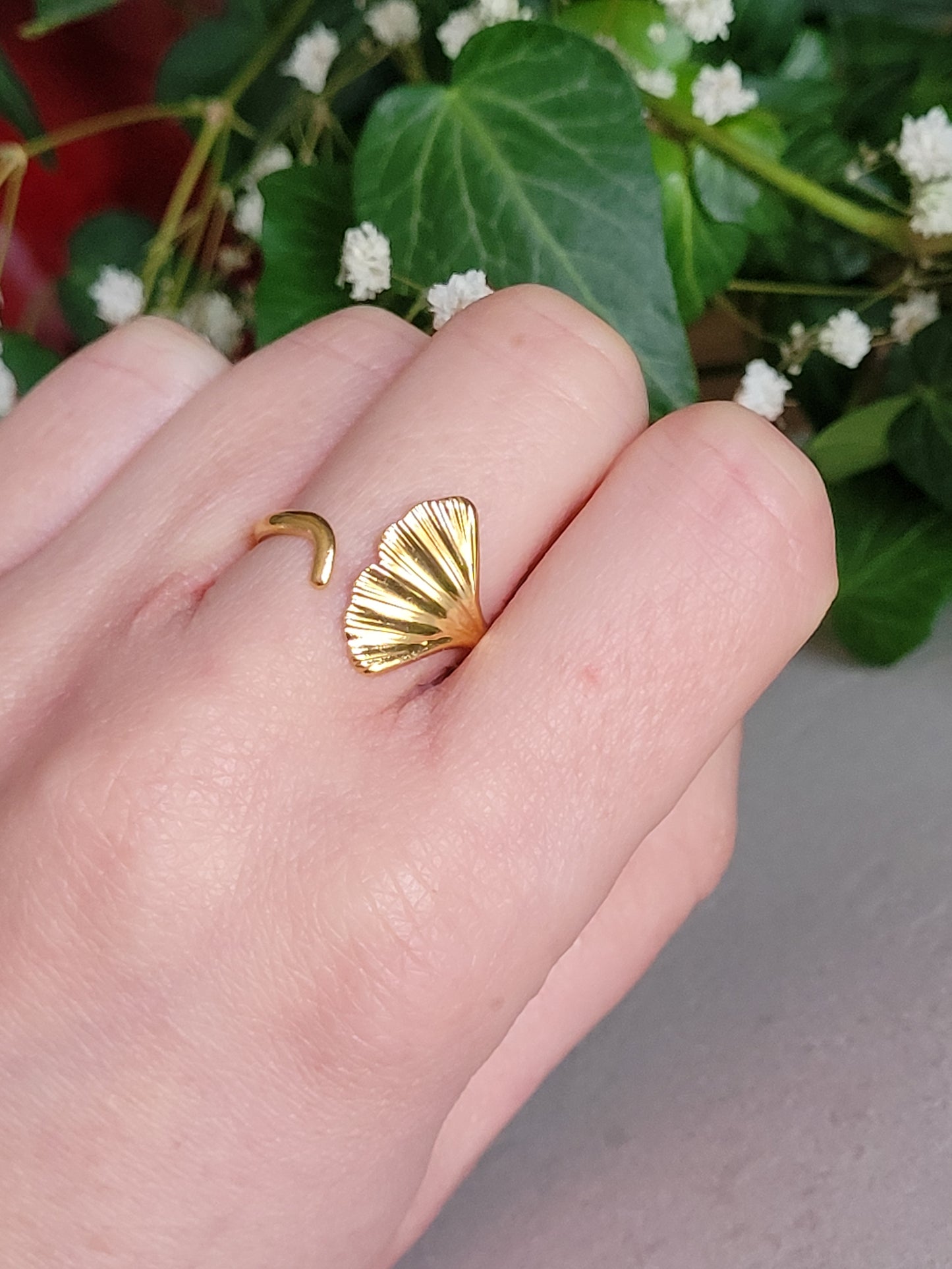 Bague GINKGO